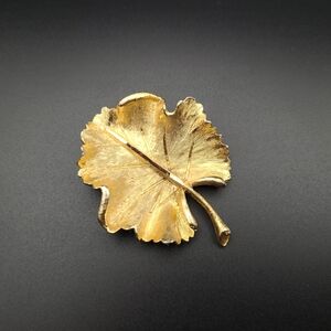 Gold Leaf Brooch